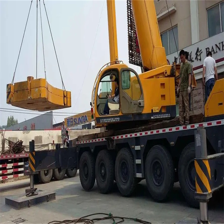 七星当地吊车出租|机器吊装|75吨|工厂搬迁服务